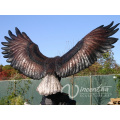 Garten Dekoration Tier Skulptur Bronze Casting Giant Eagle Statue für Heißer Verkauf